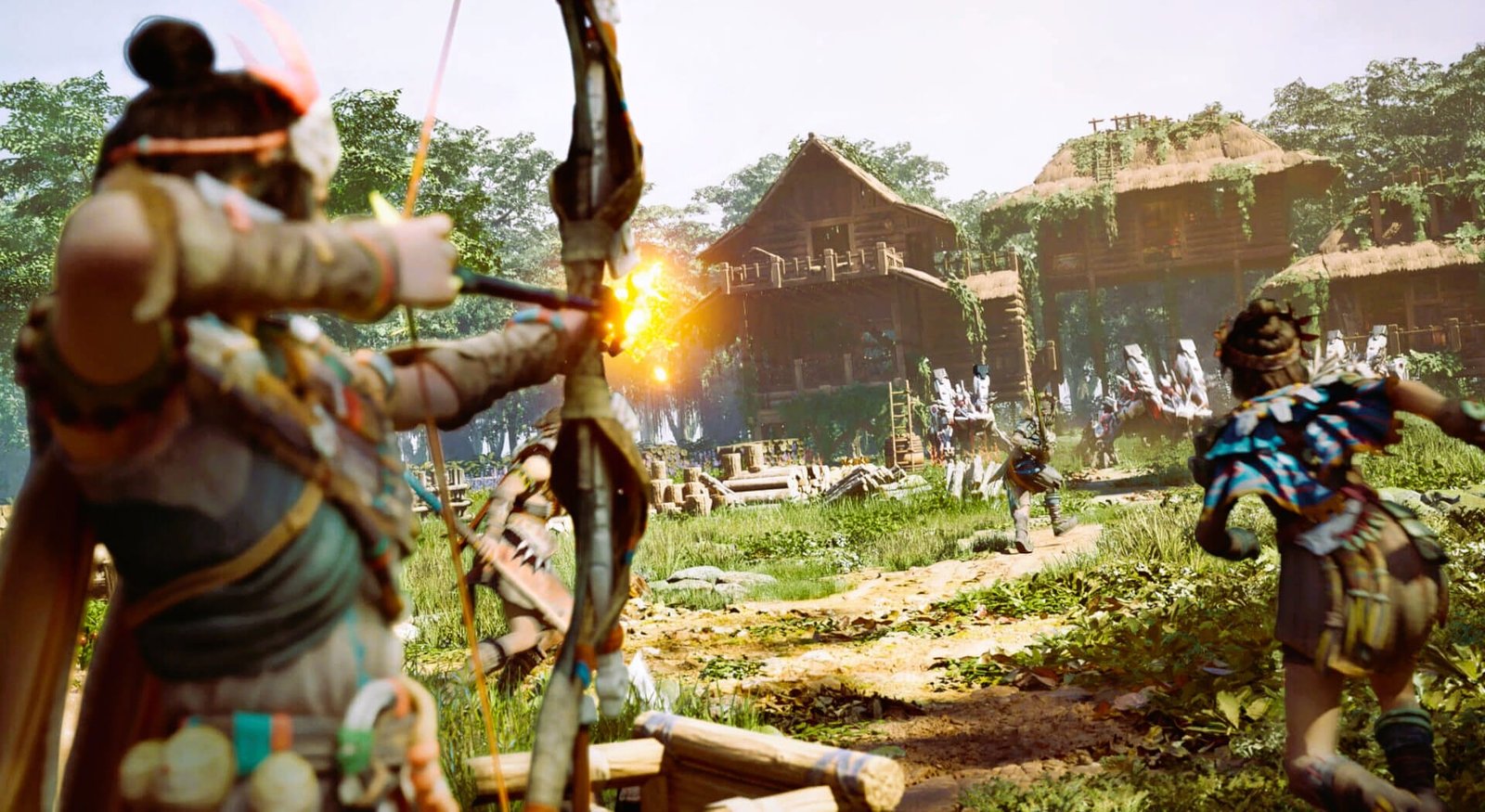 Official promotional image of Light of motiram showing a character with a bow